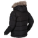 Regatta Kid's Parkes Fur Trim Parka Jacket - Black (RKN127_800)
