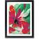 Marlow Delicate Abstract Floral No.3 Black Framed Art 46x64cm