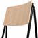 Hay Petit Standard Matt Lacquered Oak / Black Steel Kitchen Chair 83cm