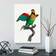 East Urban Home Orange Cheeked Parrot Green/Grey/Red Framed Art 35x50cm