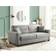 HOME DETAIL Fallon Clic-Clac Grey Sofa 215cm 3 Seater