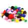 ARK Pom Poms Colors & Sizes 100pcs