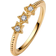 Pandora Celestial Stars Ring - Gold/Transparent