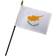1000 Flags Table Decorations Cyprus Polyester Desk Flag