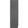 SECONIQUE Nevada 3d Effect Grey Wardrobe 154x183cm