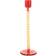 Villa Collection Styles Yellow/Red Candlestick 20.3cm