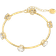 Swarovski Constella Round Cut Bracelet - Gold/Transparent