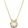 Swarovski Bella V Round Cut Pendant - Gold/Transparent