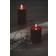 3D Flame Red Rustic LED Candle 10.1cm