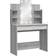 vidaXL 96x40x142cm Gray Sonoma Dressing Table 40x96