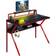 Neo Ergonomic 2 Tier Gaming Desk - Red, 940x500x950mm