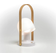 Marset FollowMe White Oak Table Lamp 28.8cm