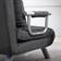 Homcom Portable Grey/Silver Office Chair 80cm