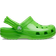 Crocs Toddler Classic Neon Highlighter Clog - Green Slime