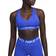 Nike Pro Indy Plunge Women's Medium-Support Padded Sports Bra - Hyper Royal/University Blue/White