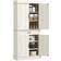 Homcom Kitchen Cupboard With 4 Doors White Storage Cabinet 80x180cm