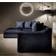 Furniture 786 Luxury Cruise Charcoal Sofa 225cm
