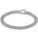 Pandora Timeless Pavé Cuban Chain Bracelet - Silver/Transparent