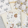 Fensilo Baby Burp Cloths,/Muslin Cloths/Cloth Diapers Wolf & Rabbit 5-pack