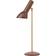 CPH Lighting Oblique Brick Red/Brass Table Lamp 58cm