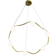 Rebello Decor Circle of Life V2 Raw Brass/Opal White Pendant Lamp 91cm