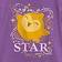Disney Girl's I'm a Star Graphic T-shirt - Purple