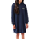 Lacoste Girl's Cotton Fleece Sweatshirt Dress - Blue