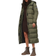 Superdry Long Ripstop Quilted Coat - Football Dark Moss Grid