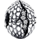 Pandora Game of Thrones Sparkling Dragon Egg Charm - Silver/Transparent