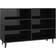 vidaXL 806047 High Gloss Black Sideboard 103.5x70cm