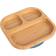 Tiny Dining Divided Bamboo Suction Plate