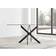 Furniturebox Leonardo Transparent/Grey Dining Set 90x150cm 7pcs