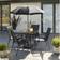 Dunelm 6-Piece Patio Dining Set, 1 Table incl. 4 Chairs