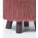 Homescapes Warwick Retro Style Fringe Tassels Pink Foot Stool 35cm