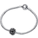 Pandora Pavé Round Charm - Silver/Black/Transparent