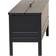 Form & Refine A Line Black Stained Oak Settee Bench 111x45cm