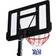 Homcom Basketball Hoop Freestanding Height Adjustable Stand with Wheels