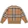 Burberry Kid's Holly Checked Wool-Blend Sweater - Archive Beige