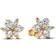 Pandora Sparkling Herbarium Cluster Stud Earrings - Gold/Transparent