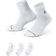 Nike Jordan Everyday Ankle Socks 3-pack - White/Black
