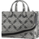 Michael Kors Gigi Small Empire Logo Jacquard Messenger Bag - Natural/Black