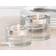 Orrefors Puck Clear Candle Holder 3.6cm