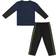 Colosseum Toddler Michigan Wolverines Long Sleeve T-shirt & Pants Set - Navy/Black