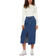 Only Bianca Midi Skirt - Blue/Medium Blue Denim