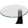 vidaXL Round Top High Gloss Black Small Table 41.9cm 2pcs