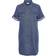 Noisy May Short Sleeved Denim Dress - Medium Blue Denim