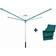 Leifheit Linomatic 600 Deluxe Rotary Washing Line Airer Dryer 60m With Cover