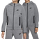 Nike Big Kid's Sportswear Tech Fleece Winterized Full-Zip Hoodie - Black/Light Smoke Grey/Black