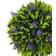 Homcom Potted Ball Tree Lavender Flowers Green Artificial Plant 2pcs
