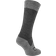 Sealskinz All Weather Mid Length Sock - Black/Grey Marl